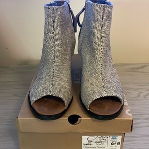Toms Castlerock Gray Metallic, sz 8